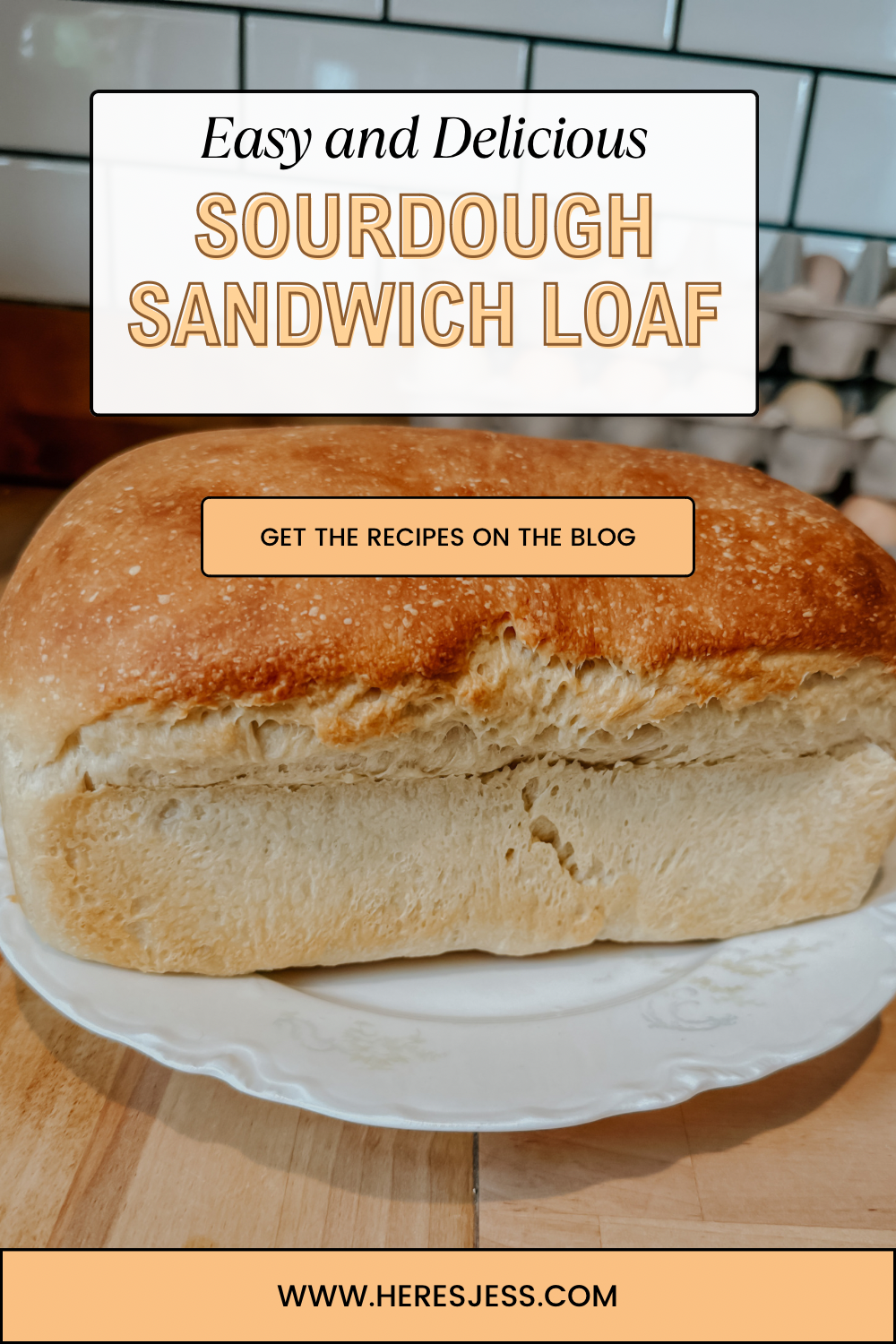 Sourdough Sandwich Loaf Recipe!